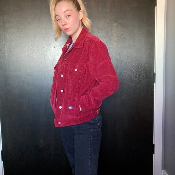 Tommy Jeans Corduroy Jacket Size Medium - Picture 2 of 11